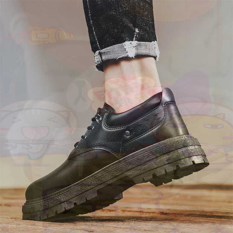 Badminton Vietnam - Zapatillas deportivas de cuero Natural oscuro